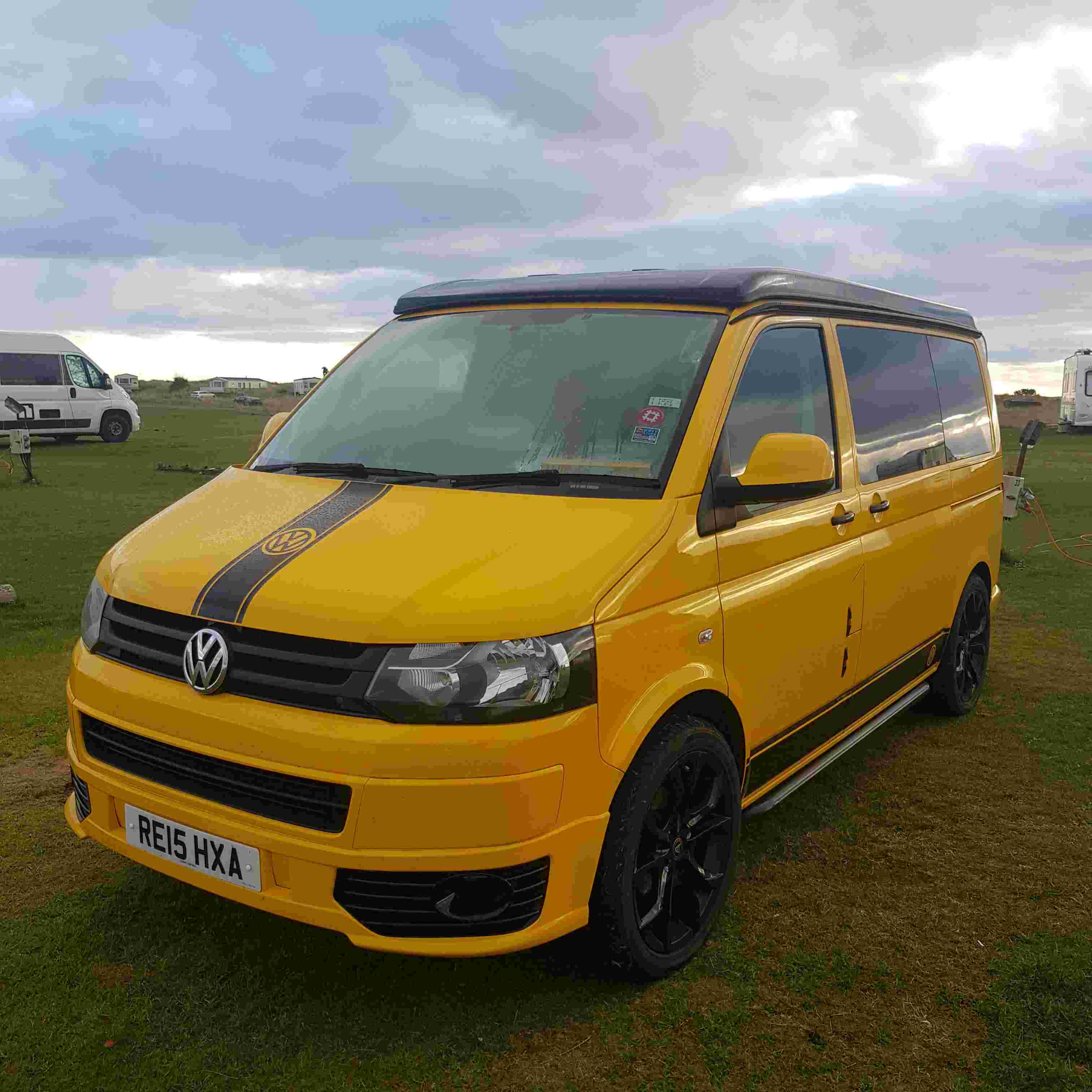 A VW T5 Campervan called Wolfie and for hire in Derbyshire, Derbyshire