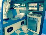 A VW T2 Classic Campervan called Blu-0720 and Kitchen space for hire 