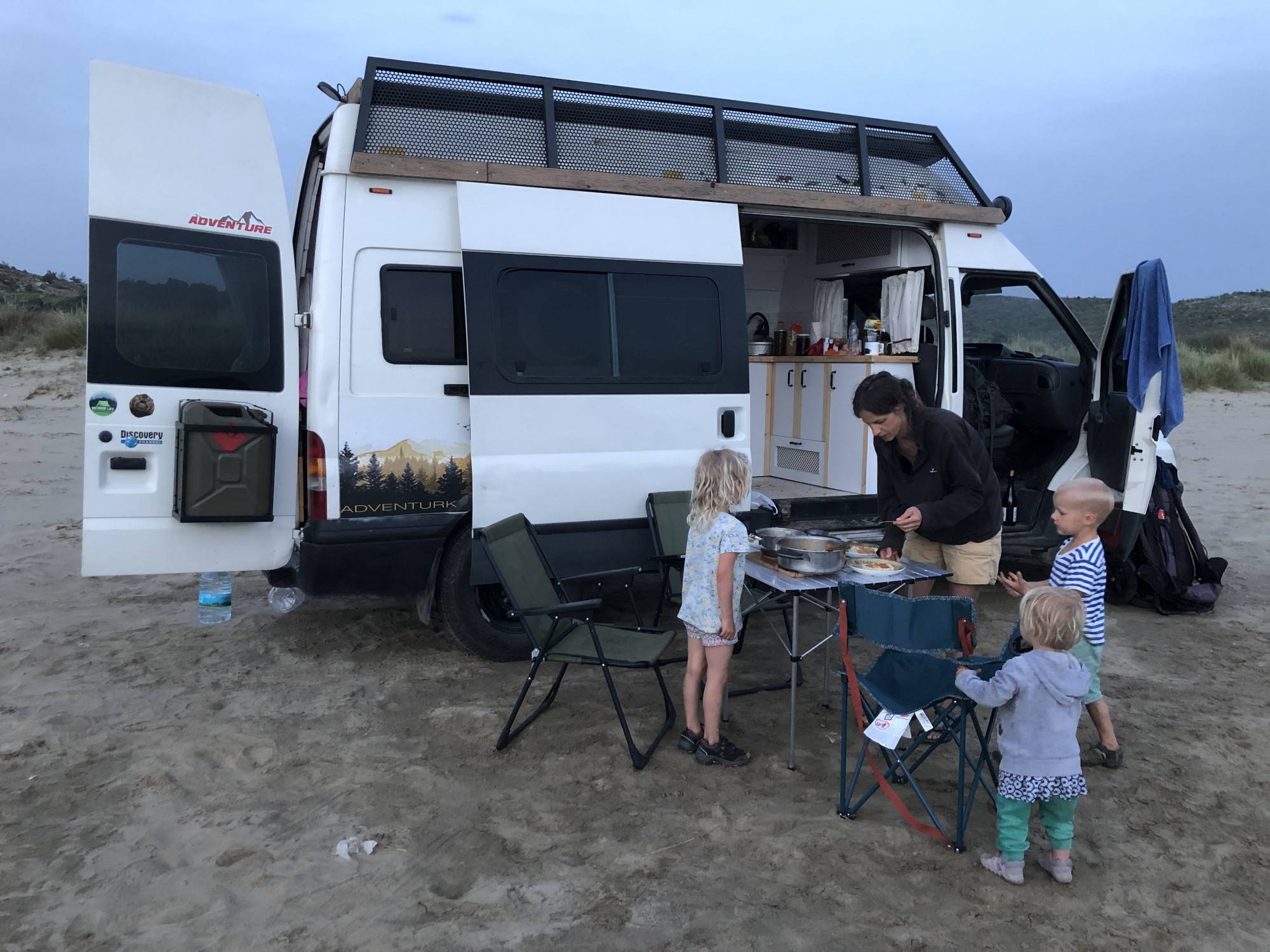 A Ford Campervan called Mascott and for hire in Izmir, Turkey