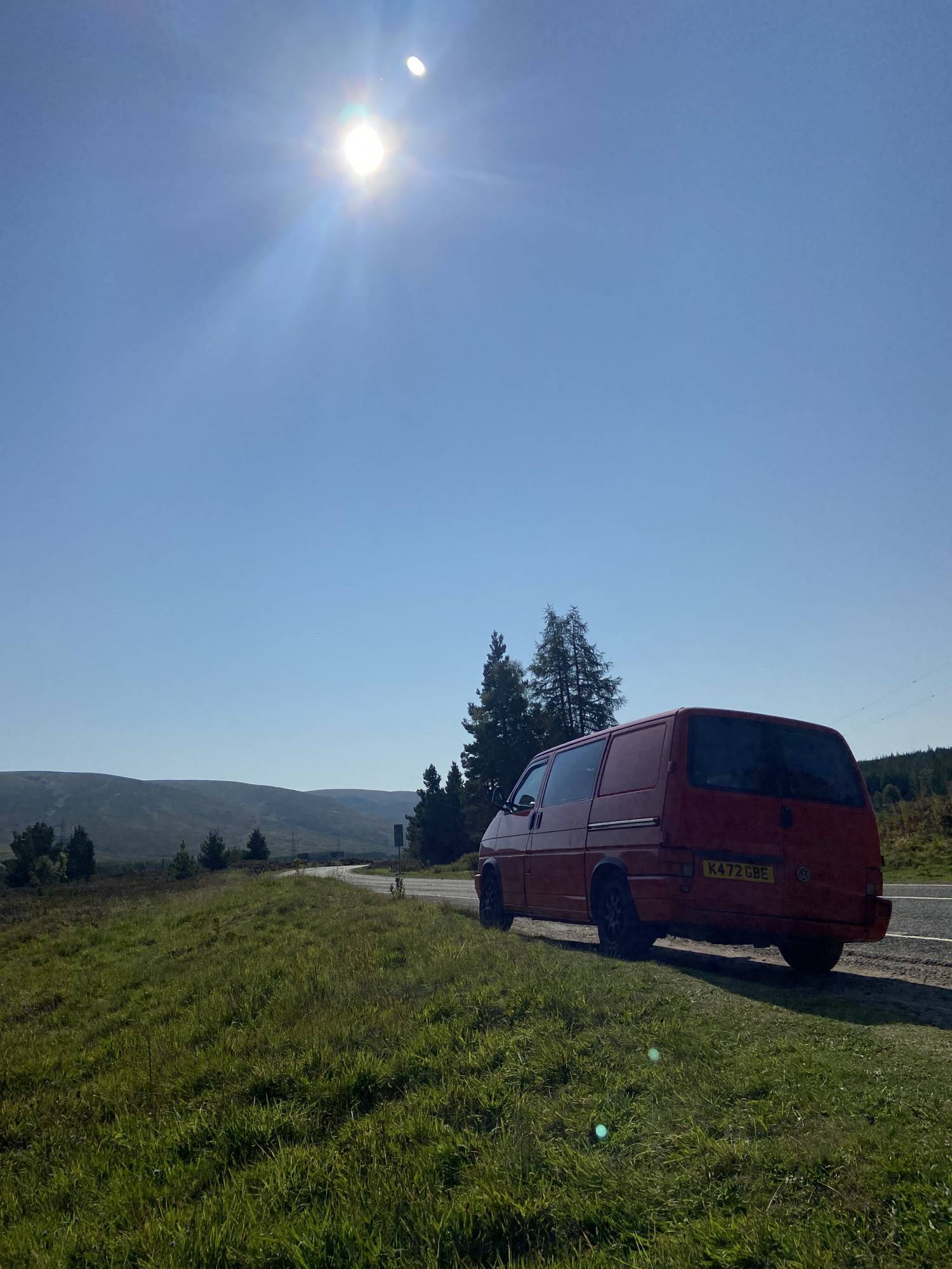 A VW T4 Campervan called Klasse and for hire in Carlise, Cumbria