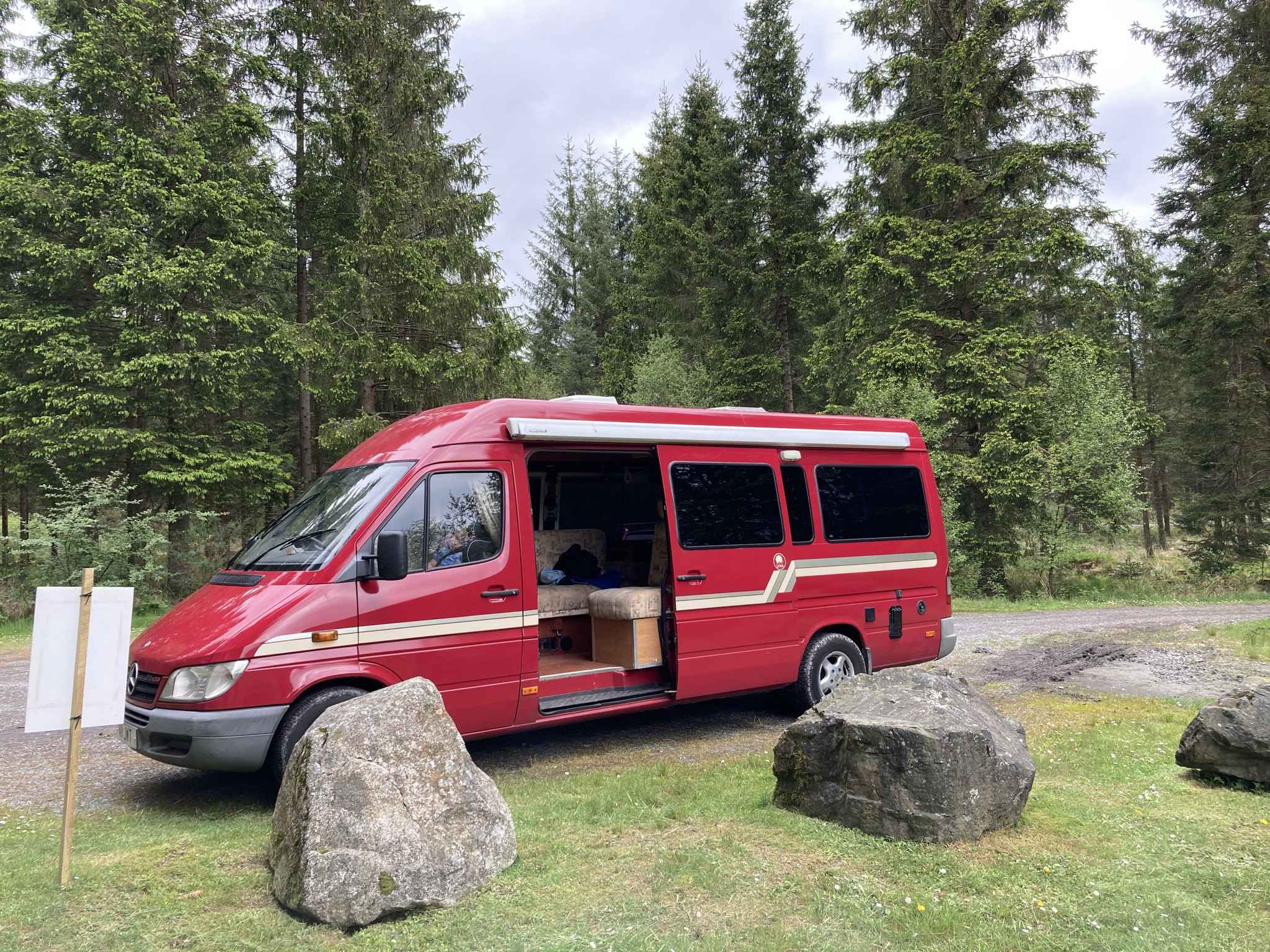 A Mercedes Sprinter Campervan called Luna and for hire in Stockport, Greater Manchester
