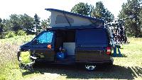 A Other Campervan called bramble-0220 and All set up in a very sunny Scotland for hire in Kendal, Cumbria