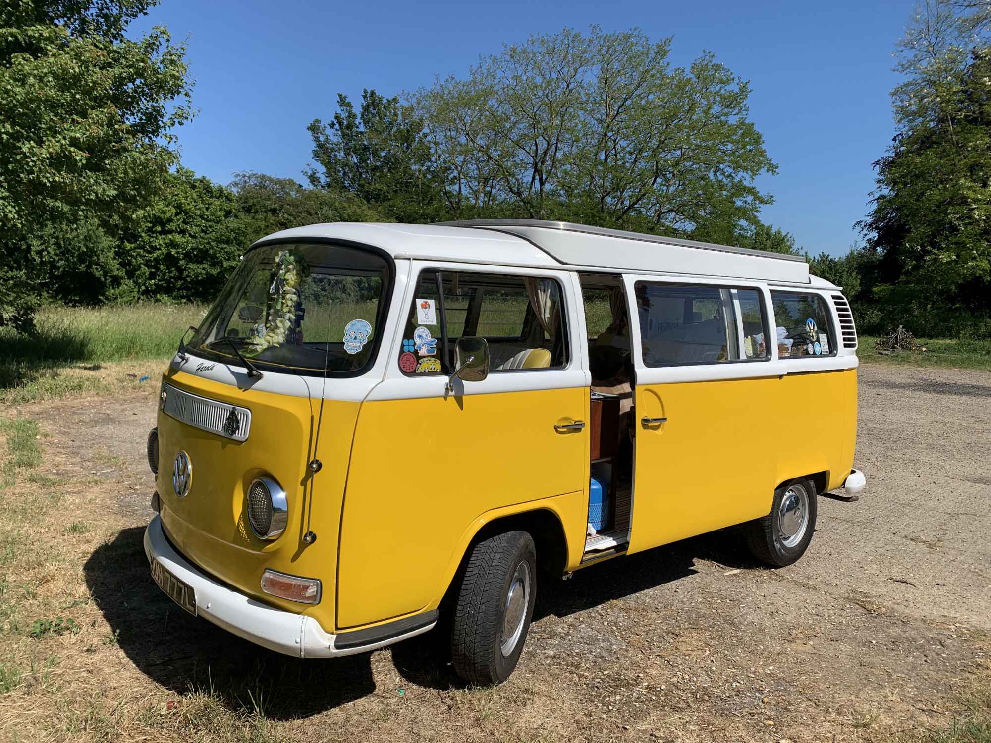 A VW T2 Classic Campervan called Haroldinho and for hire in Preston, Canterbury, Kent
