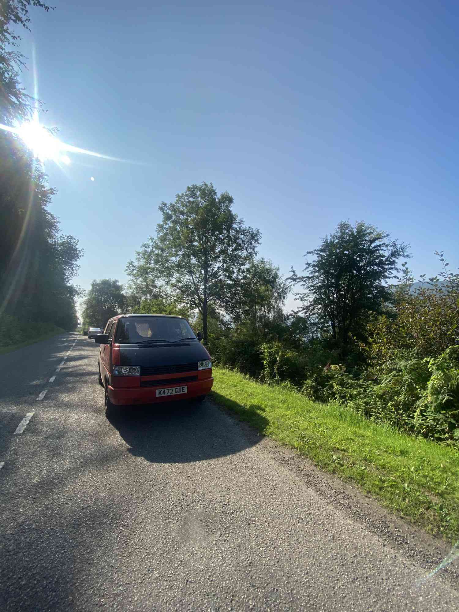 A VW T4 Campervan called Klasse and for hire in Carlise, Cumbria