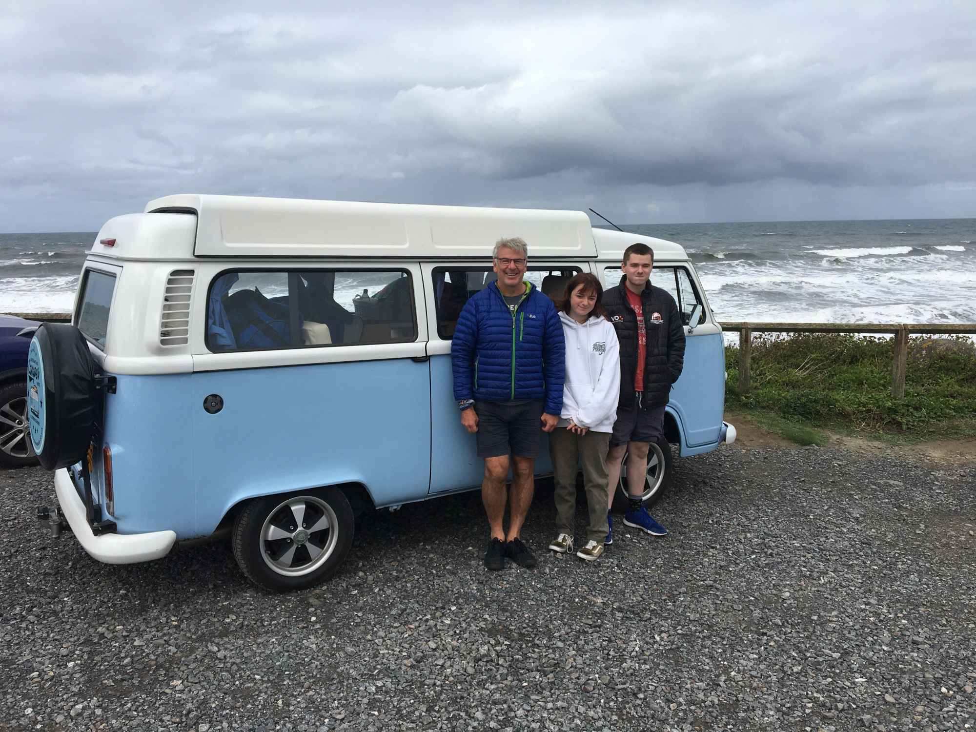 A VW T2 Classic Campervan called Doreen and Lovely Widemouth North Devon for hire in Modbury, Devon