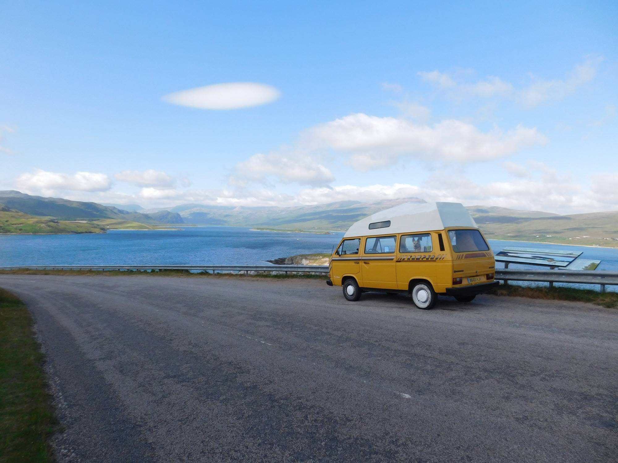A VW T3 Campervan called the-colonel and Stunning scenery. for hire in Banbury, Northamptonshire