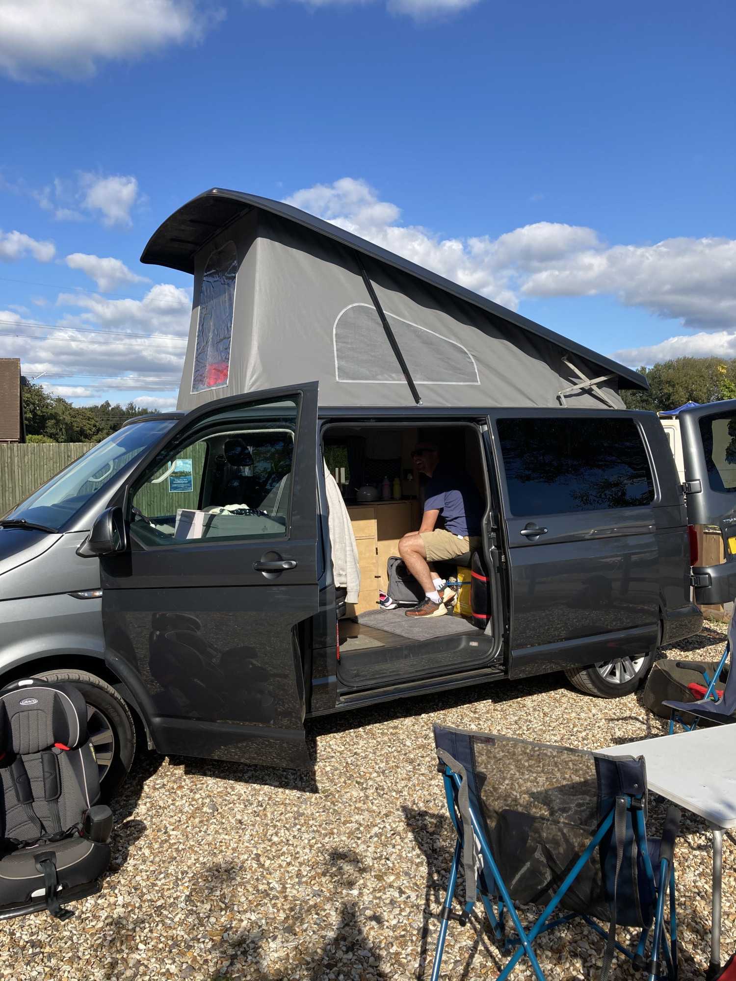 A VW T6 Campervan called CopperLeaf and for hire in Milton Keynes, Buckinghamshire