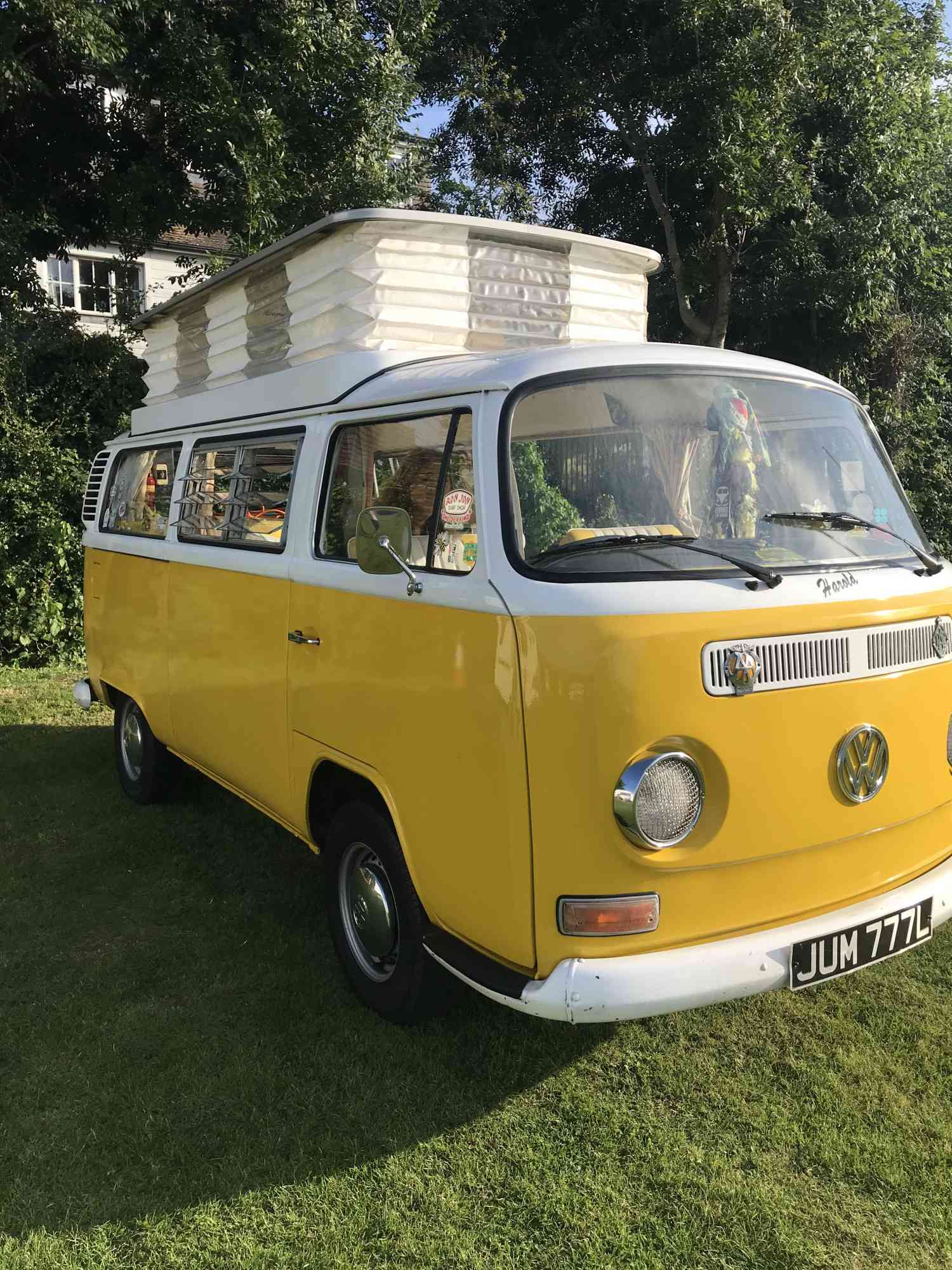 A VW T2 Classic Campervan called Haroldinho and for hire in Preston, Canterbury, Kent