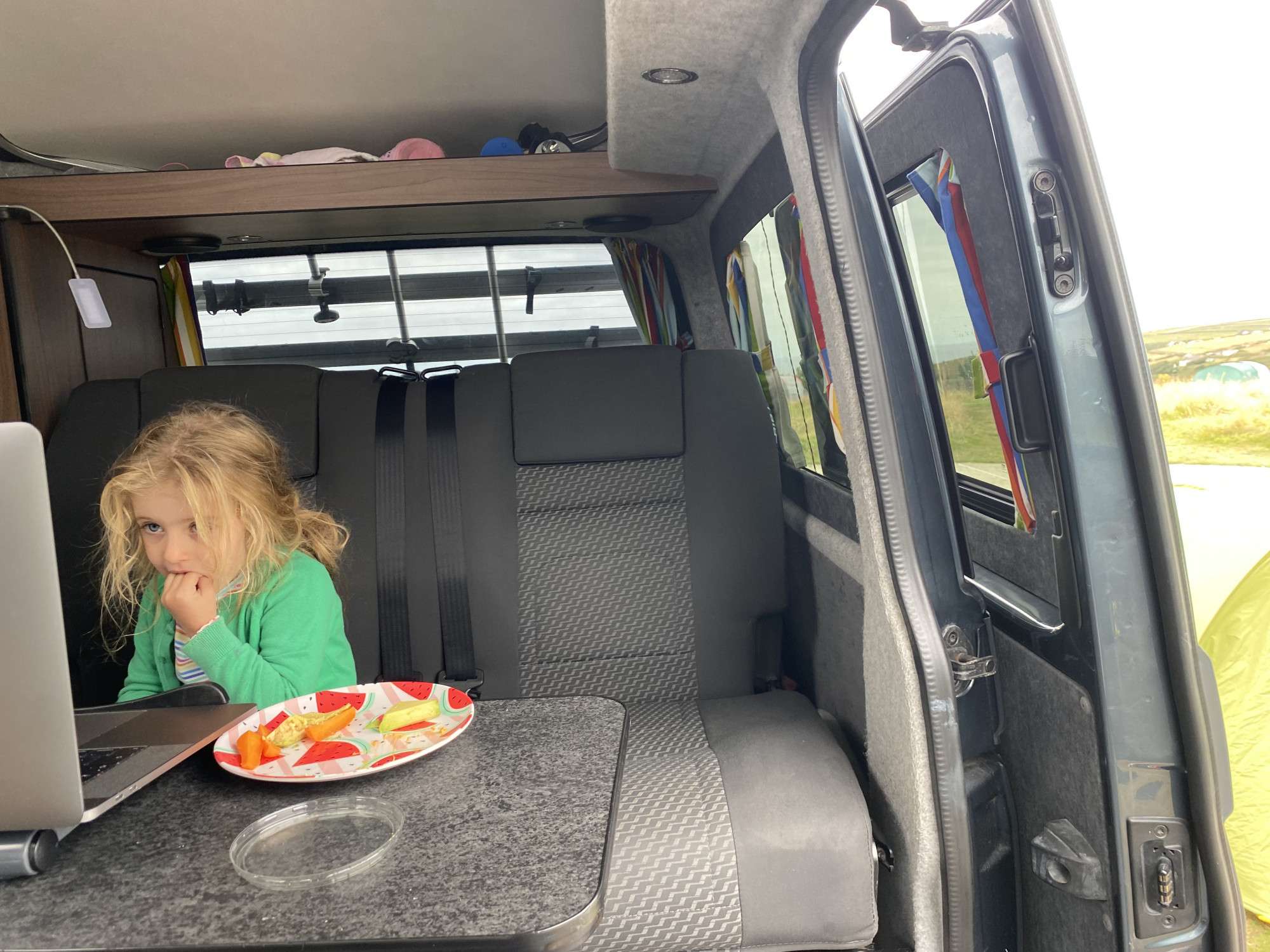 A VW T5 Campervan called Flo and for hire