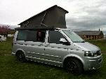 A Other Campervan called Cliff-t5silver-1219 and Hello! for hire in Cheltenham, Gloucestershire