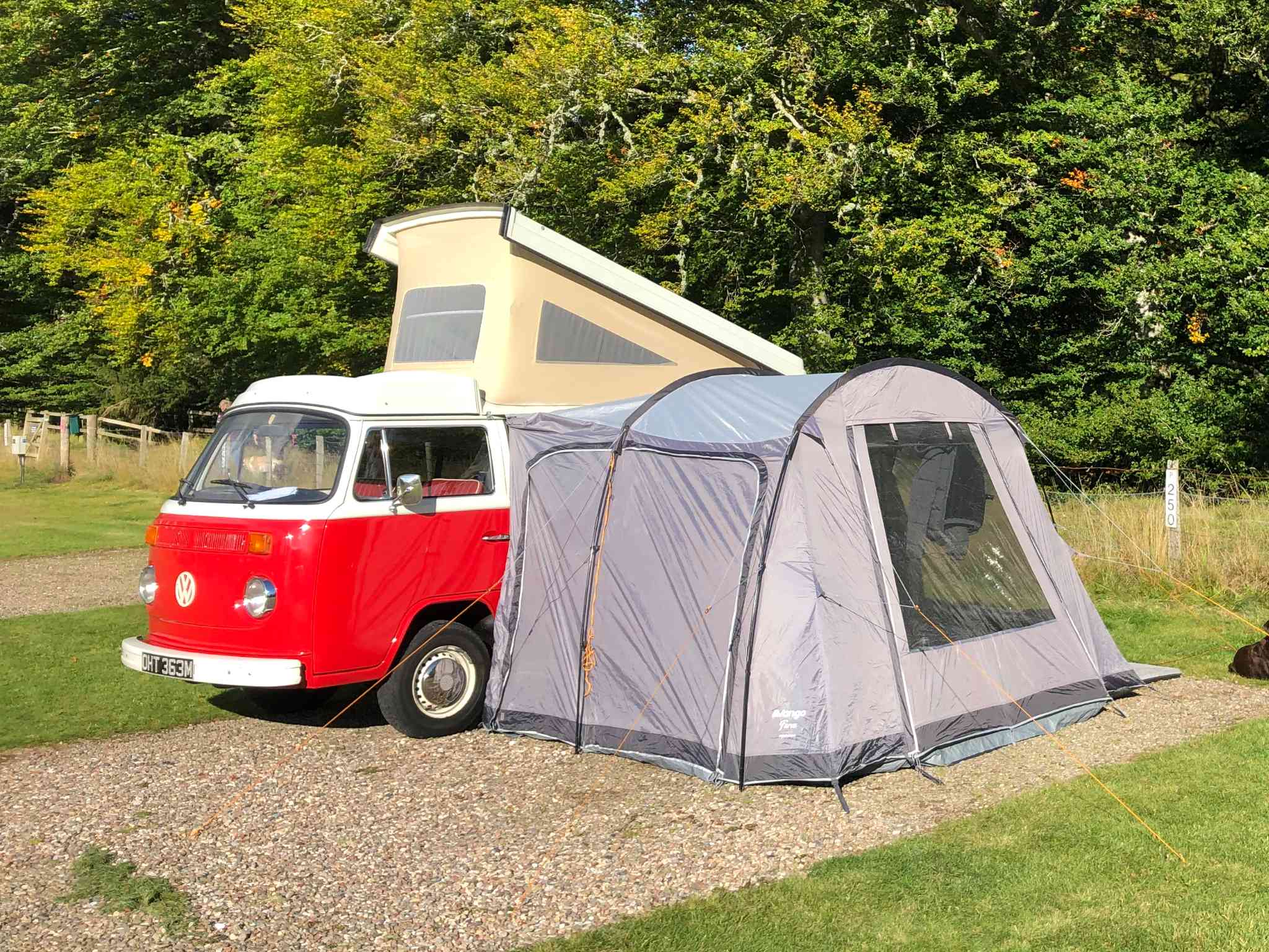 A VW T2 Classic Campervan called Ruby and for hire in Johnstone, Renfrewshire