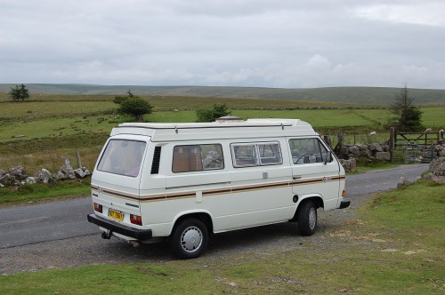 A VW T3 Campervan called Notty-0720 and Parked on Dartmoor for hire in London, London