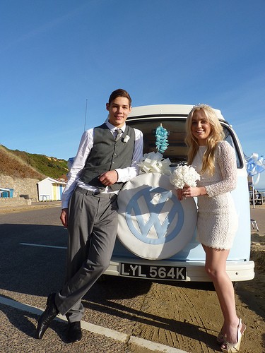 A Other Campervan called Lily something blue-1219 and Lily and married couple for hire in New Milton, Dorset
