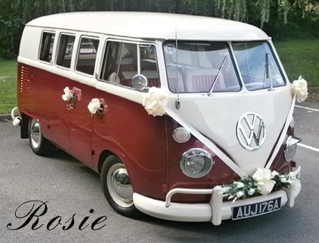 A VW T1 Splitscreen Campervan called Rosie-VW and Rosie for hire in Stoke on Trent, Staffordshire