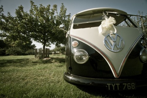 A Other Campervan called 1956splitscreen-1219 and Tilly in a field for hire in Finchley, London