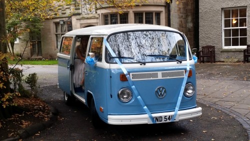 A VW T2 Classic Campervan called Bella-Bay-0821 and Bellas front view ... for hire in Ripley, Derbyshire
