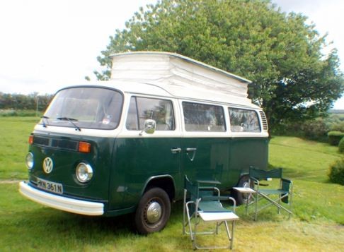 A VW T2 Classic Campervan called lolaT2 and Great looking van! for hire in Penryn, Cornwall