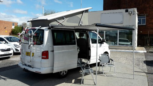 A VW T5 California Campervan called vwcaliT5 and Our new California camper! for hire in Preston, Lancashire