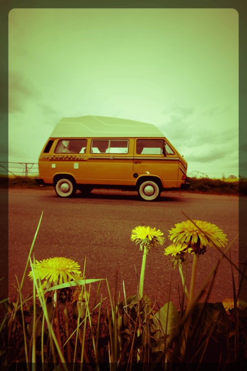 A VW T3 Campervan called the-colonel and Outstanding in his field for hire in Banbury, Northamptonshire