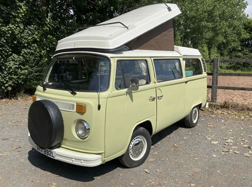 A VW T4 California Campervan called hhhngy and for hire in Watford, Hertfordshire