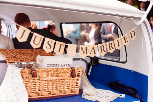A VW T2 Classic Campervan called Bella-Bay-0821 and congratulations! for hire in Ripley, Derbyshire