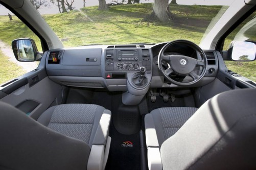 A VW T5 Campervan called Birchover and Inside3 for hire in Derby, Derbyshire