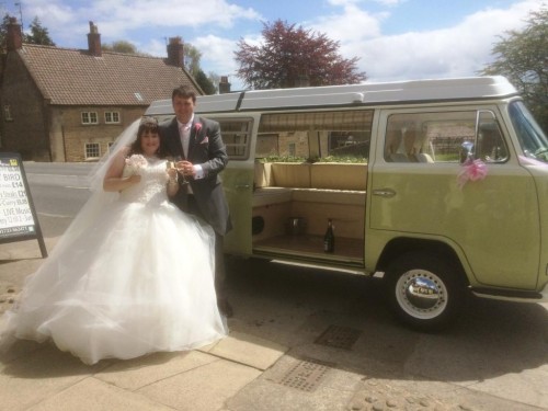 A VW T2 Classic Campervan called florenceT2 and wedding transport darlington for hire in Darlington, Durham