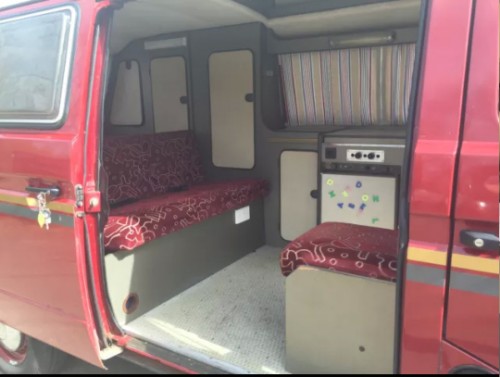 A VW T3 Campervan called Herman1987 and Rear seats for hire in Twickenham, London