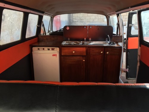 A VW T2 Classic Campervan called Samia and saida for hire in southall, 