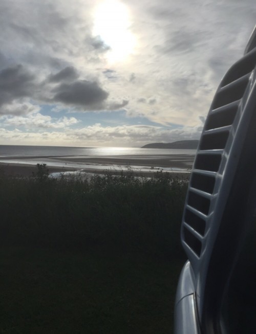 A VW T2 Classic Campervan called Pedro and Angellsey sunset. for hire in Warrington, Lancashire