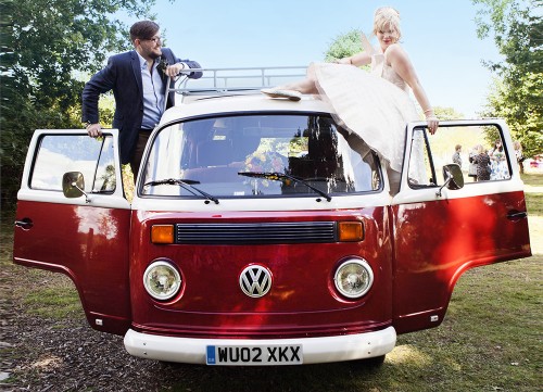 A VW T2 Brazilian Campervan called Tizar-1220 and A wedding for hire in Falmouth, Cornwall
