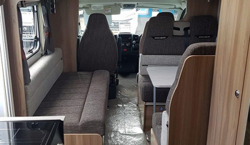 A Swift Motorhome called Annie-0921 and Interior for hire in St Austell, Cornwall
