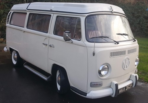 A VW T2 Classic Campervan called Begbie and Jan 17. Back from the bodyshop! for hire in Halifax, West Yorkshire