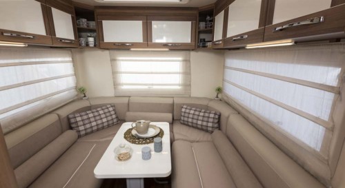 A Roller team Motorhome called roller746 and Auto-Roller 746 rear lounge for hire in Sheffield, South Yorkshire