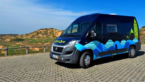 A NON VW Conversion Campervan called Free and Free for hire in Lisbon, Portugal