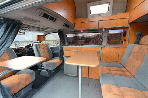 A NON VW Conversion Campervan called ColinSilver and Interior for hire in Pitlochry, Scotland