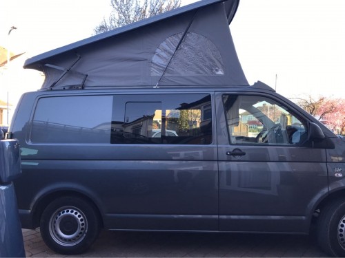 A VW T5 Campervan called Dougie and Dougie for hire in Romford, Essex
