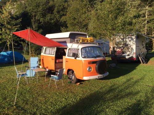 A VW T2 Classic Campervan called BarbaraThelma and With Extra Space for hire in Sunderland, Tyne and Wear