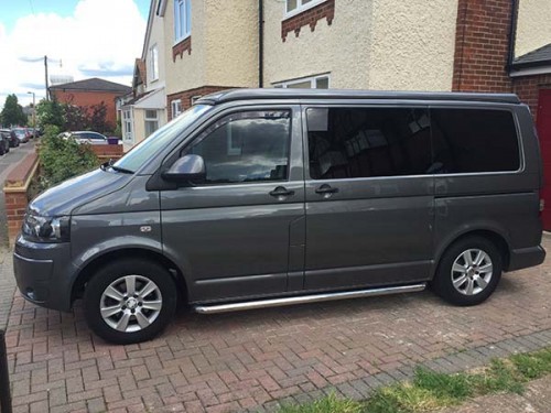 A VW T5 Campervan called maple and Maple for hire 