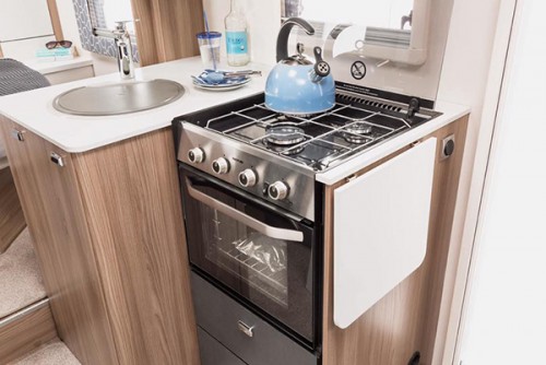 A Swift Motorhome called SwiftEscape685 and Kitchen for hire in Perth, Scotland