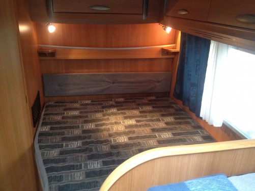 A Chausson Motorhome called ChaussonF2 and Fixed Double Bed. Storage Underneat for hire in Woodbridge, Suffolk