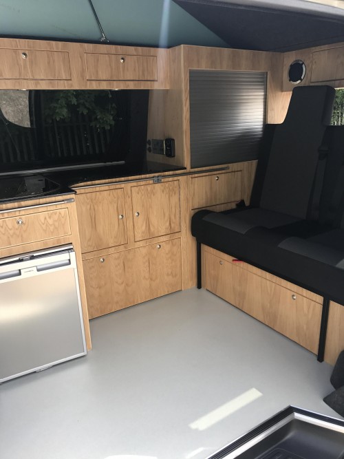 A Other Campervan called 2015 T6 Blue-1219 and Living Area for hire in Bristol, Gloucestershire