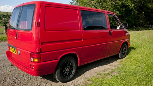 A VW T4 Campervan called Klasse and Rear View for hire in Carlise, Cumbria