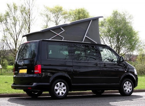 A VW T5 California Campervan called Kit and Kit for hire in Derby, Bedfordshire