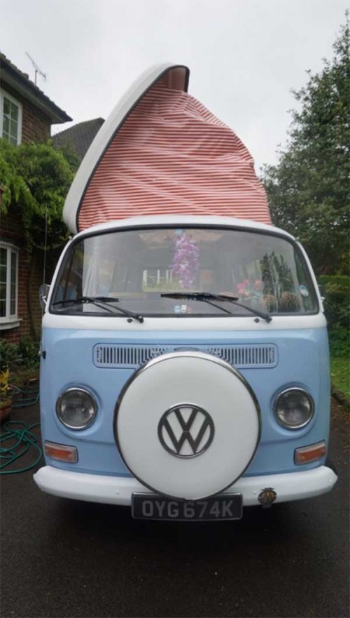 A VW T2 Classic Campervan called ErictheCamperVan and Eric the Van for hire in Winchester, Bedfordshire