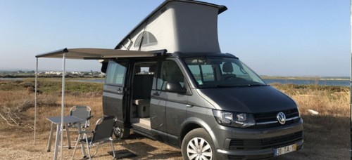 A VW T5 Campervan called CaliforniaOcean and Ocean on a Trip for hire in Faro, Portugal