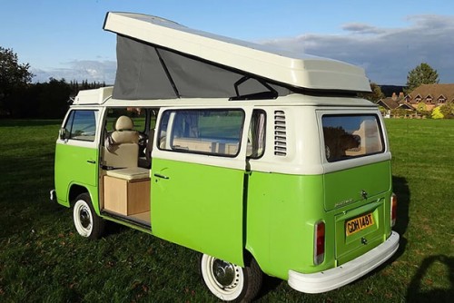 A VW T2 Classic Campervan called ConnieBay and Rear View for hire in Marlow, Buckinghamshire