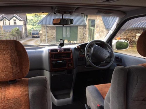 A NON VW Conversion Campervan called ColinSilver and Front In for hire in Pitlochry, Scotland