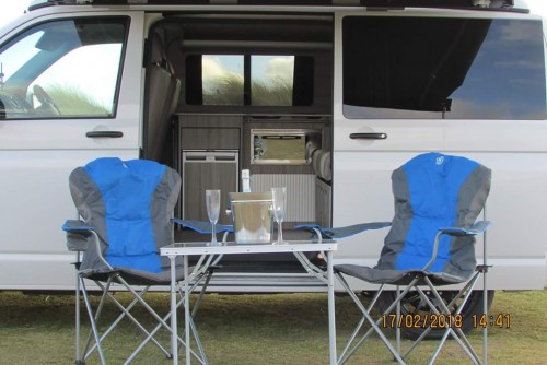 A VW T6 California Campervan called Walter and Outdoor living for hire in Newton Aycliffe, Durham