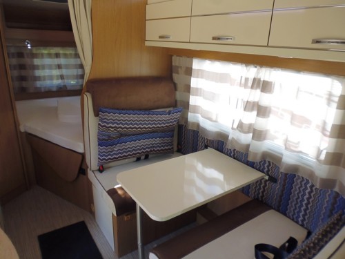 A Rimor Motorhome called Sparky and Dining for hire in Peterborough, Cambridgeshire